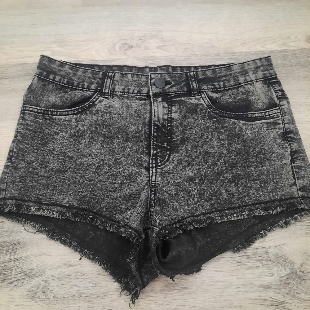 Divided Jean Shorts